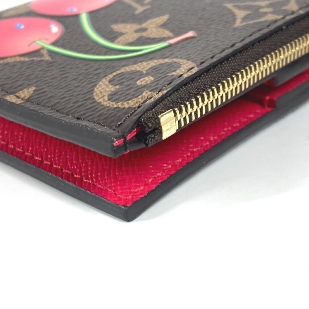 LOUIS VUITTON M13420 Monogram Portefeuille-Lisa Cherry Compact Wallet Unused - Picture 16 of 16
